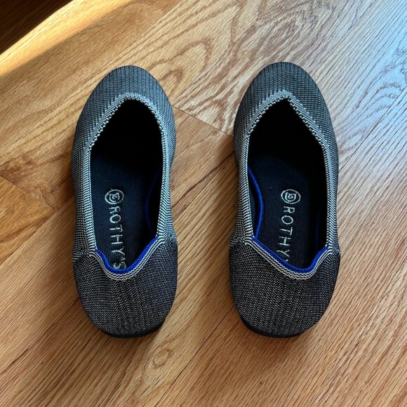 Rothy's Black & White Patterned Flat - Picture 3 of 5